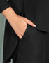JACQUARD WIDE LEG TROUSER